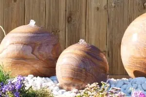 Solar Natural Stone Water Features