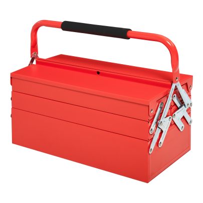 DURHAND Steel 5-Tray Portable Tool Box - Medium