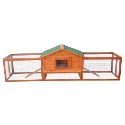  Wooden Guinea Pigs Hutches W/ Ramp-Golden Red