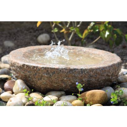 Eastern Pinky Granite Babbling Bowl Small (12x45x45) Water Feature