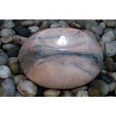Eastern Sunset Polished Marble Fountain (30x35x35) Solar Water Feature