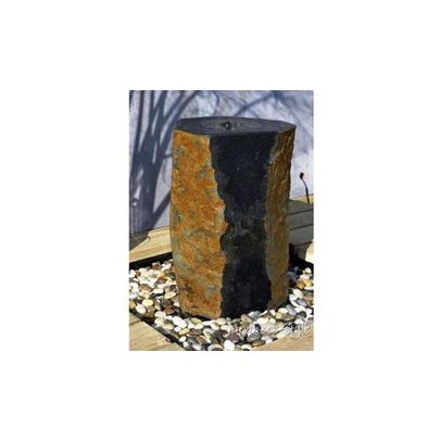 Basalt Fountain Column Polished Two Sides 50cm Natural Stone Feature