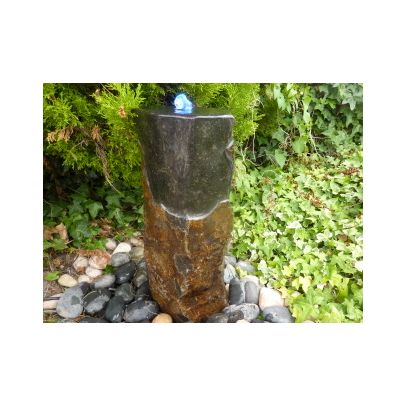 Basalt Fountain with Polished Top 50cm Natural Stone Feature
