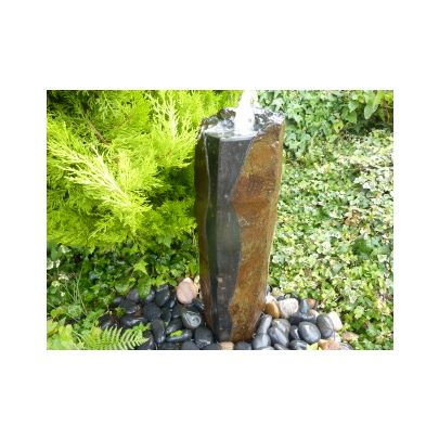Basalt Fountain with Polished Top 70cm Natural Stone Feature