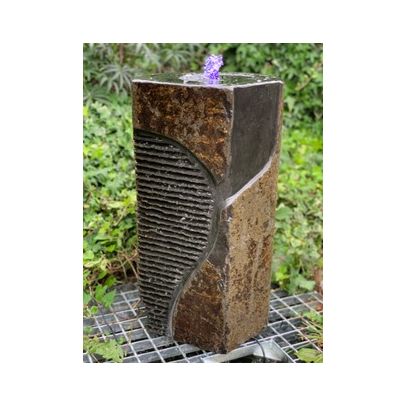 New Basalt Column, Polished and Rustic Natural Stone Feature