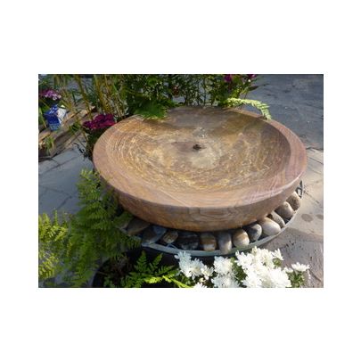 Rainbow Sandstone Babbling Bowl 60cm Natural Stone Feature