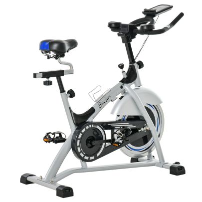  Indoor Cycling Bike LCD Monitor Exercise Stationary Adjustable Seat & Handle