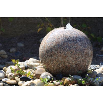 Eastern Pinky Granite Polished Sphere (40x40x40) Water Feature