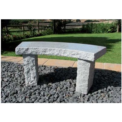 Curved Bench Grey Granite (42x100x0.36)