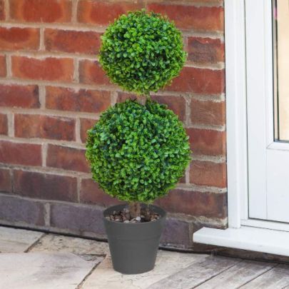 5045086 | Duo Topiary Tree 60 Cm 2 Pack Artifical Trees