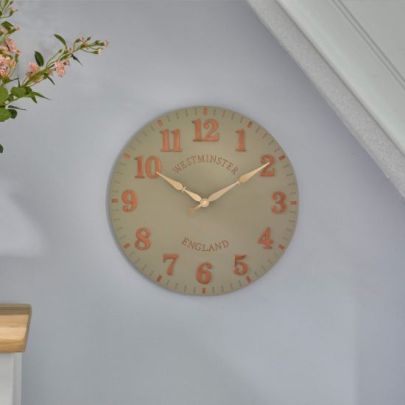 5164013 | Westminster Sandstone 12 Inch Garden Clock