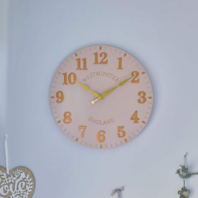 5164014 | Westminster Soapstone 12 Inch Garden Clock