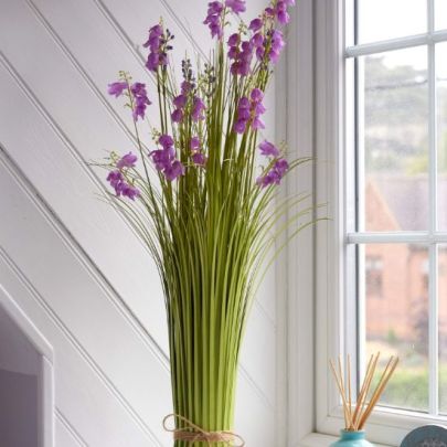 5608016 | Artificial Bouquet Very Violet 70 Cm 4 Pack Houseplant