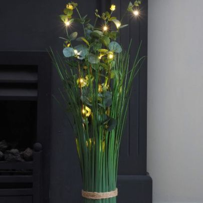 5608200MO | In-Lit Bouquet Eucalyptus Verde 70 Cm