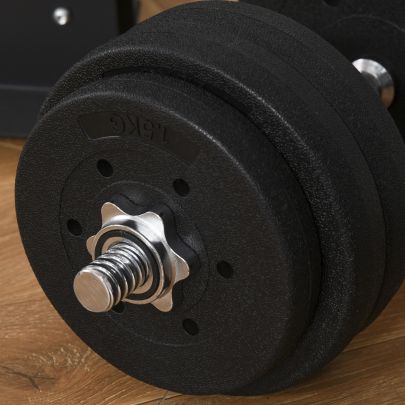  30KG Adjustable Dumbbells Set Hand Weight Barbell Weight Lifting Equipment