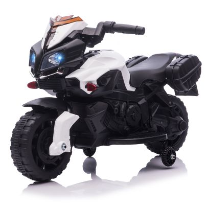  Kids 6V Electric Motorcycle Ride-On Toy Battery 18 - 48 months White