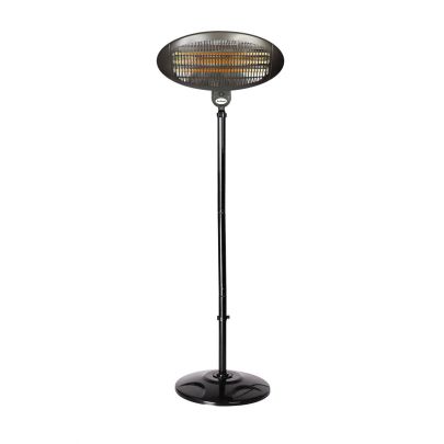 Black Quartz Adjustable Standing Heater Electric Burner