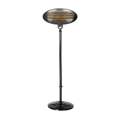 Black Quartz Adjustable Standing Heater Electric Burner