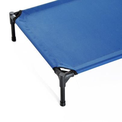  Medium Dogs Portable Elevated Fabric Bed for Camping Outdoors Blue