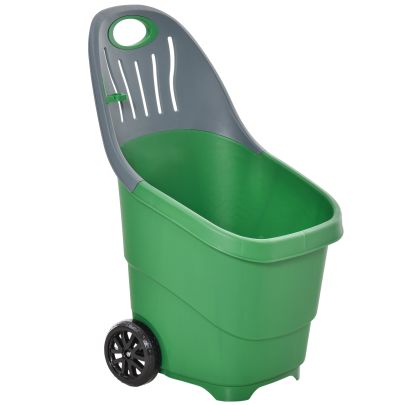  Multi Purpose Garden Cart Barrow Handle Wheels, Lightweight, Snow Cleaning, 60L