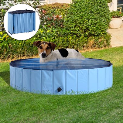  Φ140 x 30H cm Pet Swimming Pool-Blue