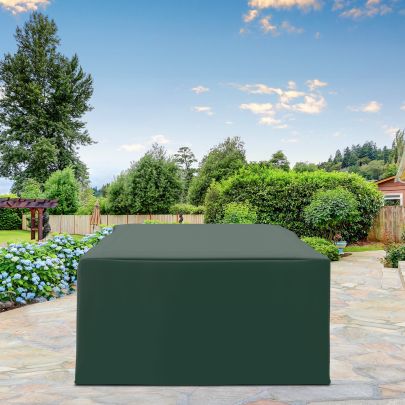  255x142cm Outdoor Garden Rattan Furniture Protective Cover Water UV Resistant