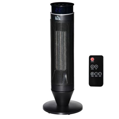  Ceramic Tower Indoor Space Heater w/ 42° Oscillation Remote Control Timer