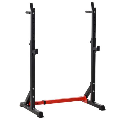  Barbell Rack Squat Dip Stand Weight Lifting Bench Press Home Gym 121-171cm