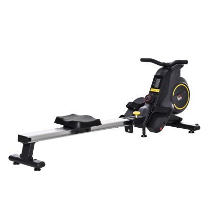  Fitness Adjustable Magnetic Rowing Machine Rower w/ LCD Digital Monitor