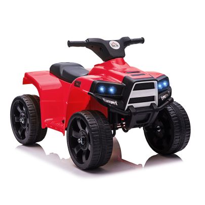  6 V Kids Ride on Cars Electric ATV for 18-36 months Black+Red