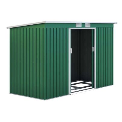 Metal Ascot Green Shed 9.1ft x 4.2ft