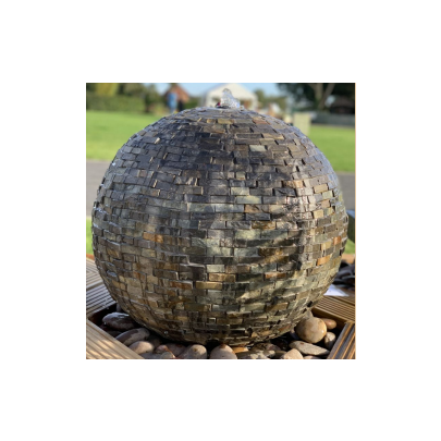 Eastern Tiled Sphere (50x50x50) Solar Water Feature