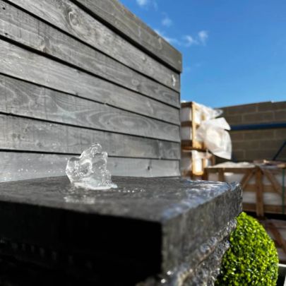 Granite Twist 60cm Natural Stone Water Feature