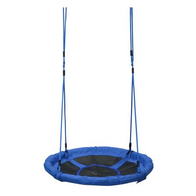   Kids Garden Swing Round Tree Spin, φ100cm-Blue