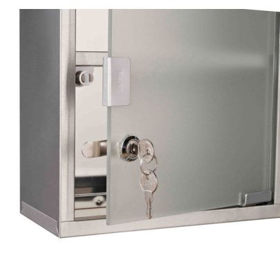   Stainless Steel Wall Mounted Medicine Cabinet-Silver