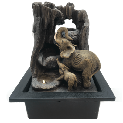 Elephants Table Top Water Feature