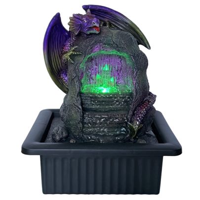 Crystal Guardian Table Top Water Feature