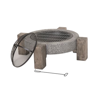 Calida MGO Round Firepit with legs