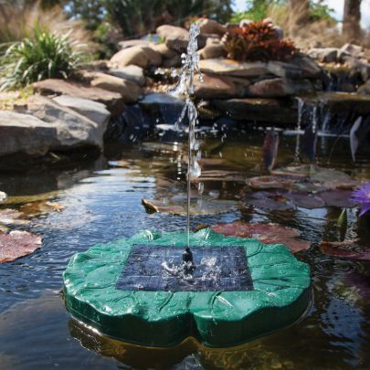 Floating Solar Lily Water Feature With Remote