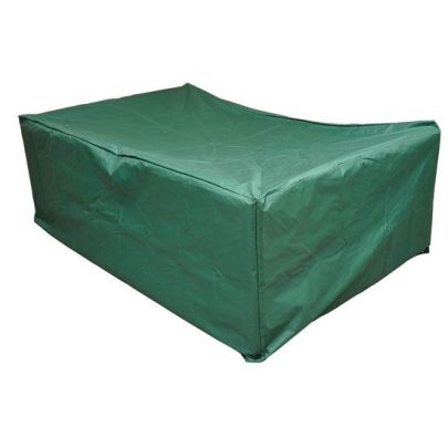 UV & Rain Protective Rattan Furniture Cover 205x145x70 cm Green