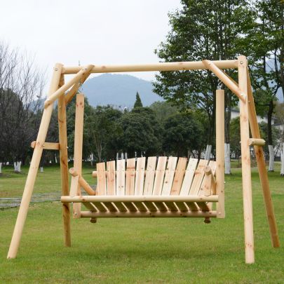 Swing Chair 198Lx135Wx170H cm Pine & Fir Wood