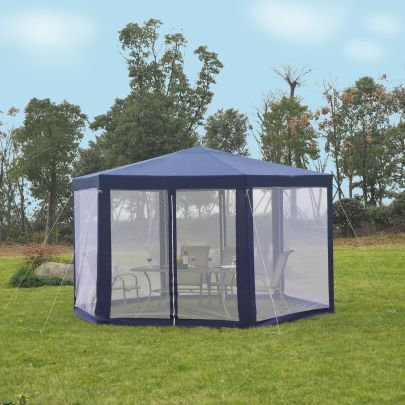 Hexagonal Patio Gazebo Outdoor Canopy Party Tent Activity Event Inc Mosquito Net