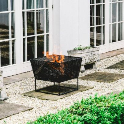 Outdoor Norfolk Firebowl Black Iron