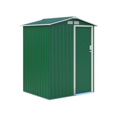 Metal Oxford Green Shed 4.9ft x 4.3ft