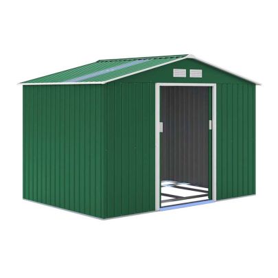 Metal Oxford Green Shed 9.1ft x 6.3ft