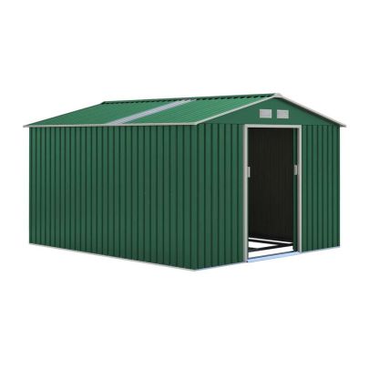 Metal Oxford Green Shed 9.1ft x 10.5ft