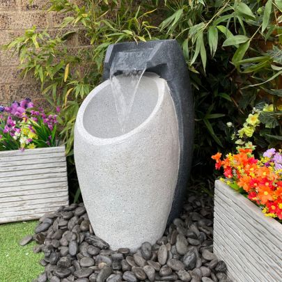 Pouring Vase Contemporary Water Feature