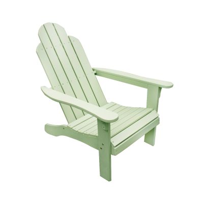 Porto Wood Sunlounger In Green