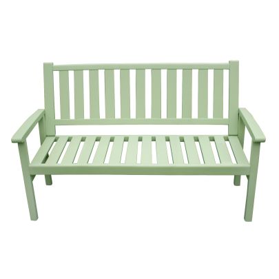 Porto Wood 3 Seater Bench Set In Green
