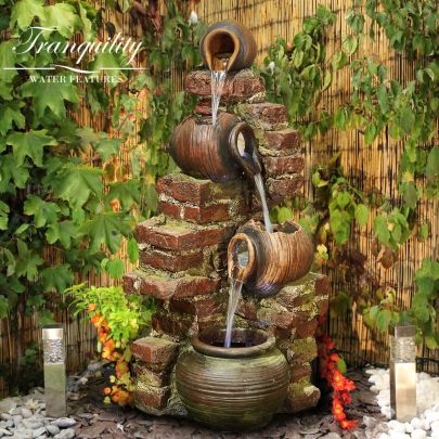 Moroccan Pots Traditional Water Feature